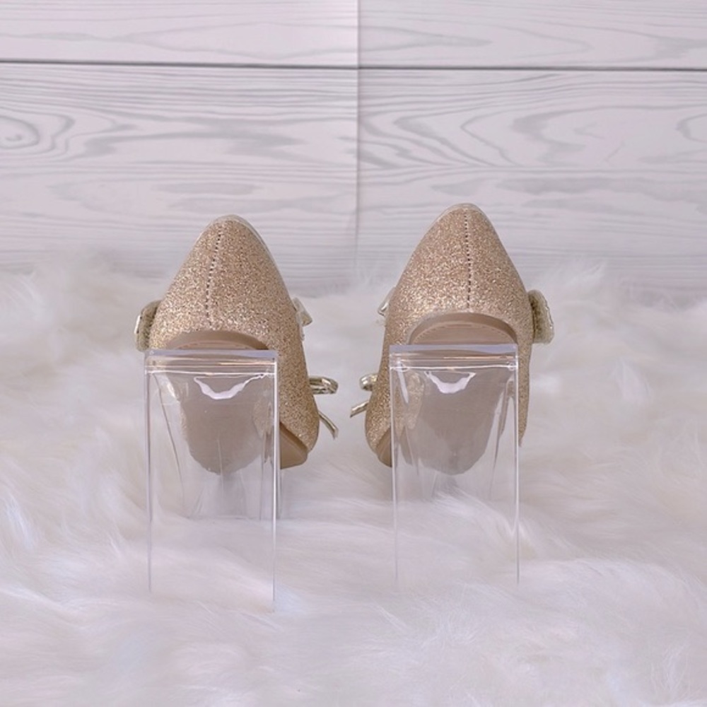 Girls Gold‎ Glitter Dress Shoes - Picture 5 of 6